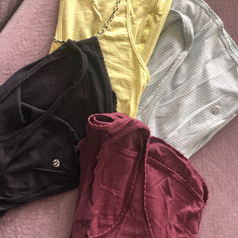 Set of 4 Lululemon Tank Top Set (Sizes 4/6)